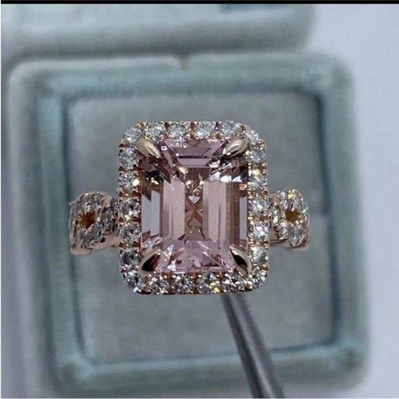 pinklabelco Jewelry - Rose gold cz ring